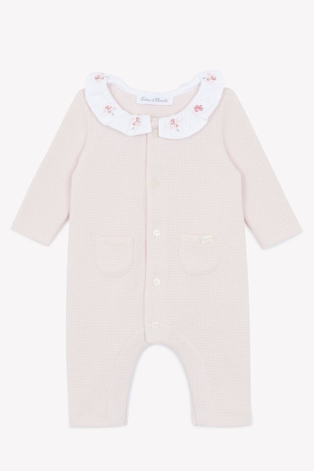 Uzun Kollu Combilongue Rose pâle - 3M
