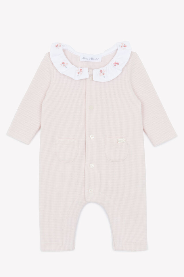 uzun kollu COMBILONGUE Rose pâle - 3M