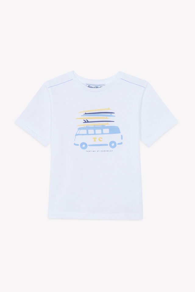 Otobüs Baskılı T-Shirt