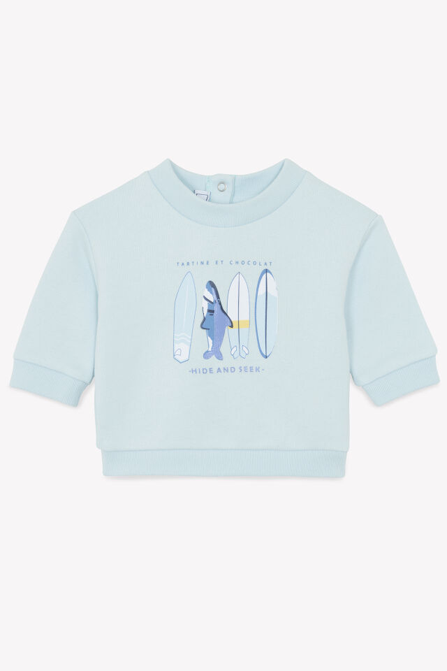 SWEATSHIRT Aqua - 2Y
