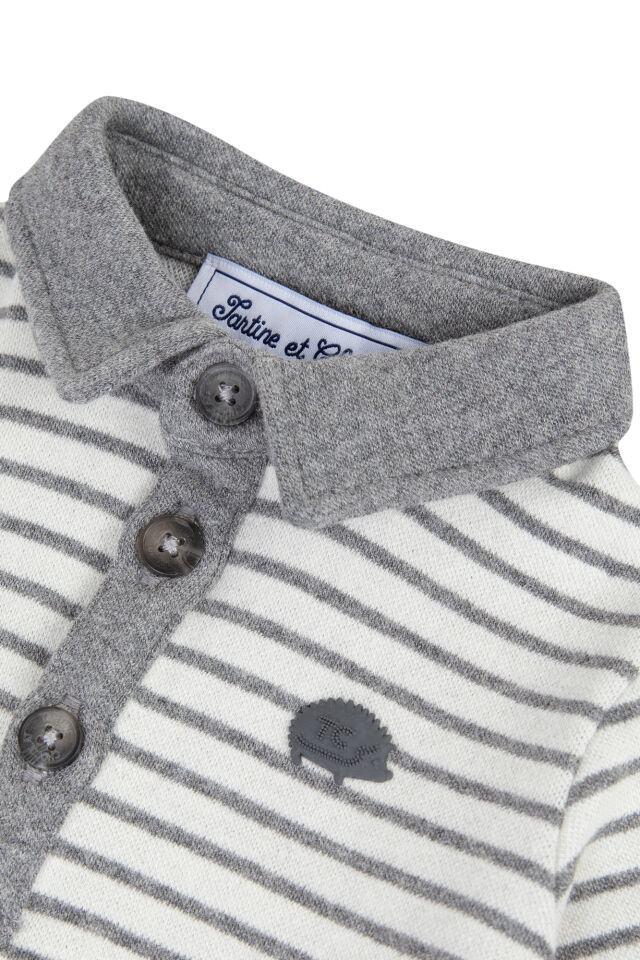 POLO T-SHIRT Koyu gri - 4Y