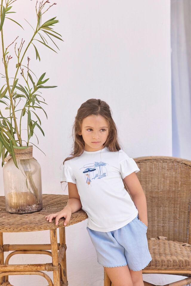 T-Shirt Mavi - 4Y
