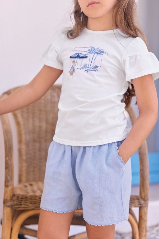 T-Shirt Mavi - 5Y