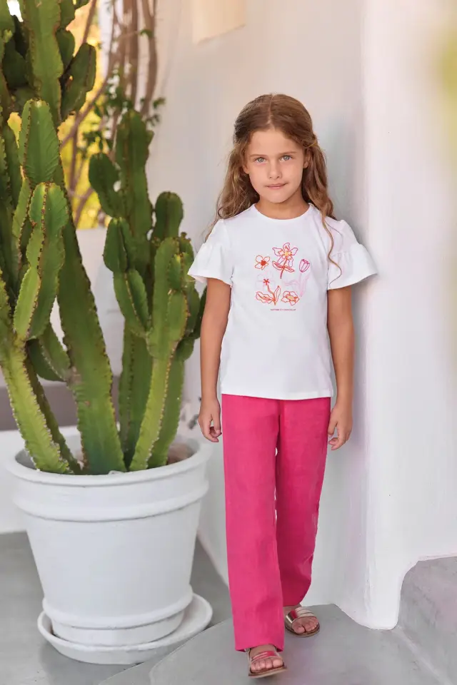 T-Shirt Hibiscus - 2Y