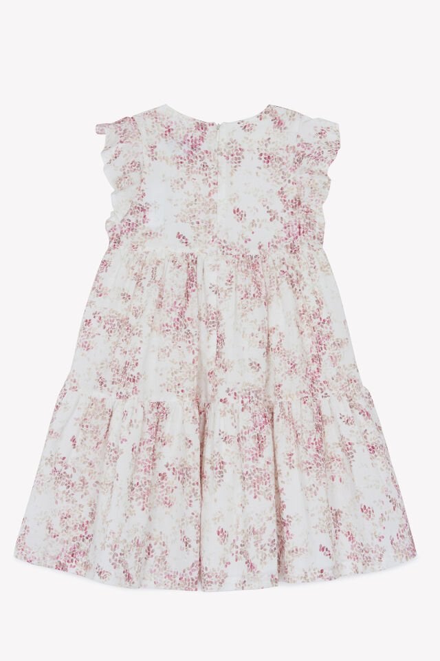 Desenli Elbise Nacre - 2Y