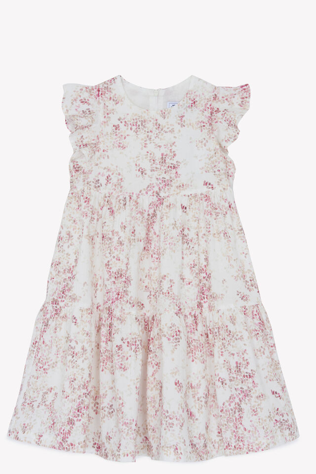 Desenli Elbise Nacre - 3Y