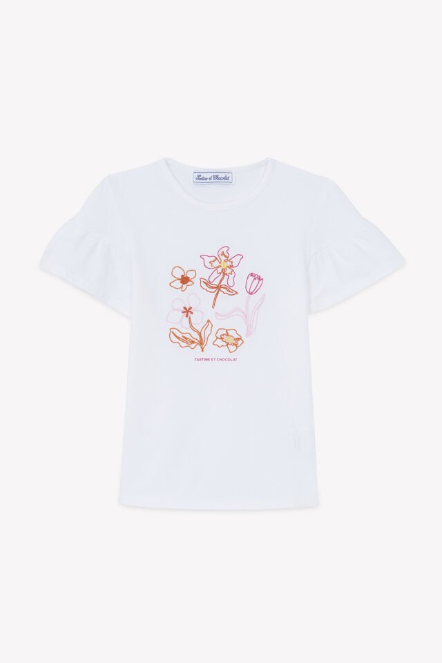 T-Shirt Hibiscus - Hibiskus - 8Y