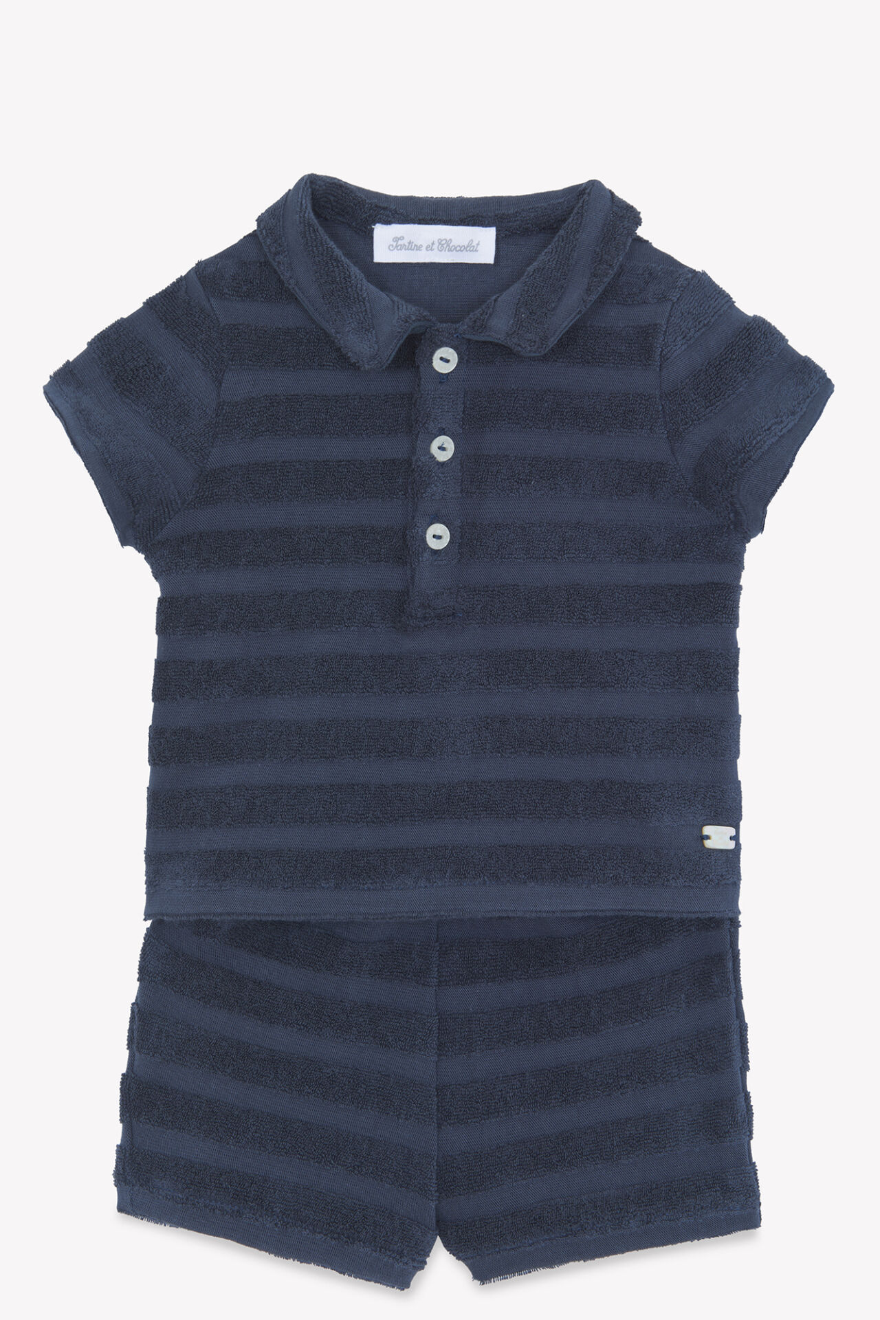 T-Shirt + Şort Mavi - 18M