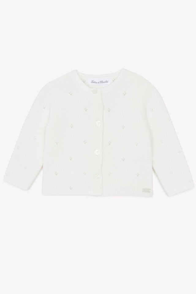 Triko Hırka Blanc - Beyaz - 6M