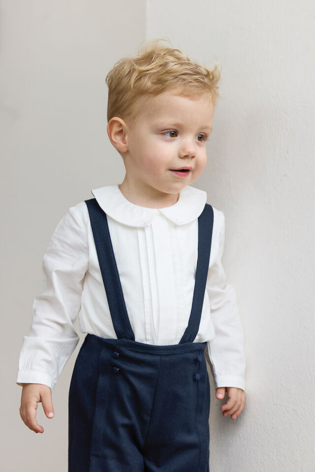Ceremonie Askılı Pantolon Lacivert - 9M