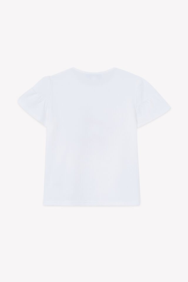 T-Shirt Blanc - Beyaz - 5Y