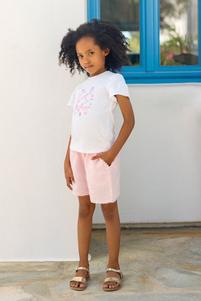 T-Shirt Blanc - 6Y