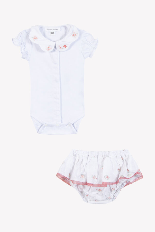 Body + Bloomer Set Blanc - 6M