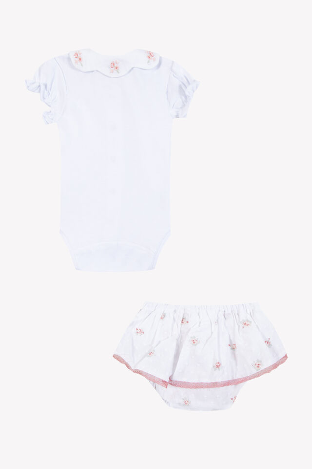 Body + Bloomer Set Blanc - 6M