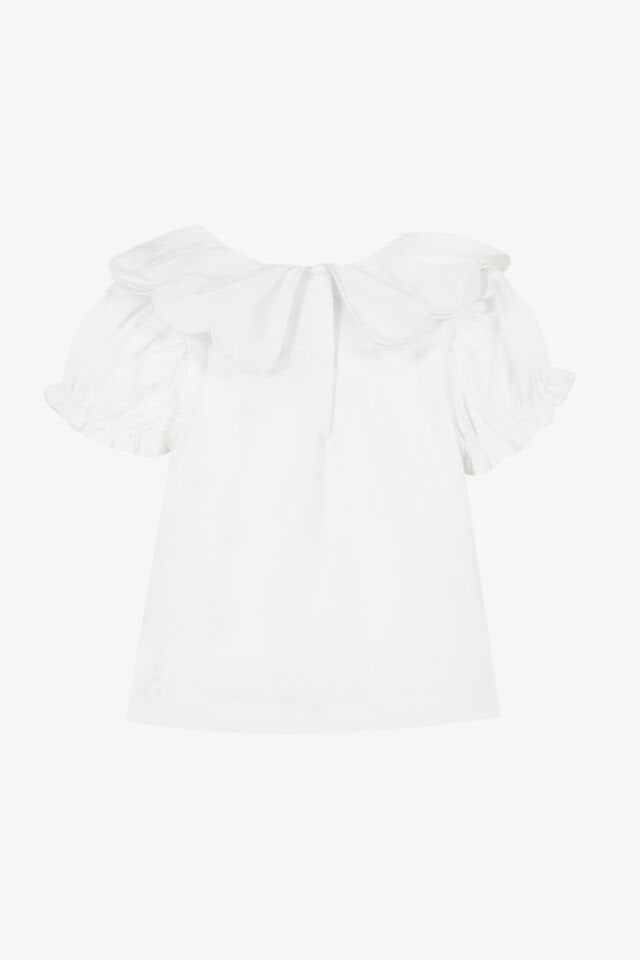 Nakış Detaylı T-Shirt Blanc - 18M