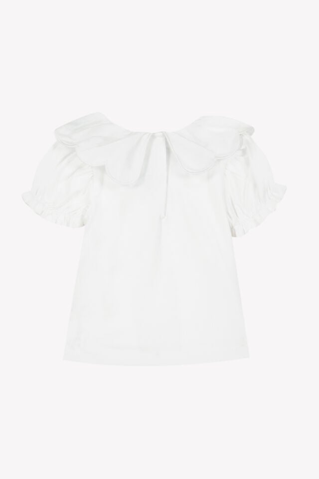 Nakış Detaylı T-Shirt Blanc - 4Y