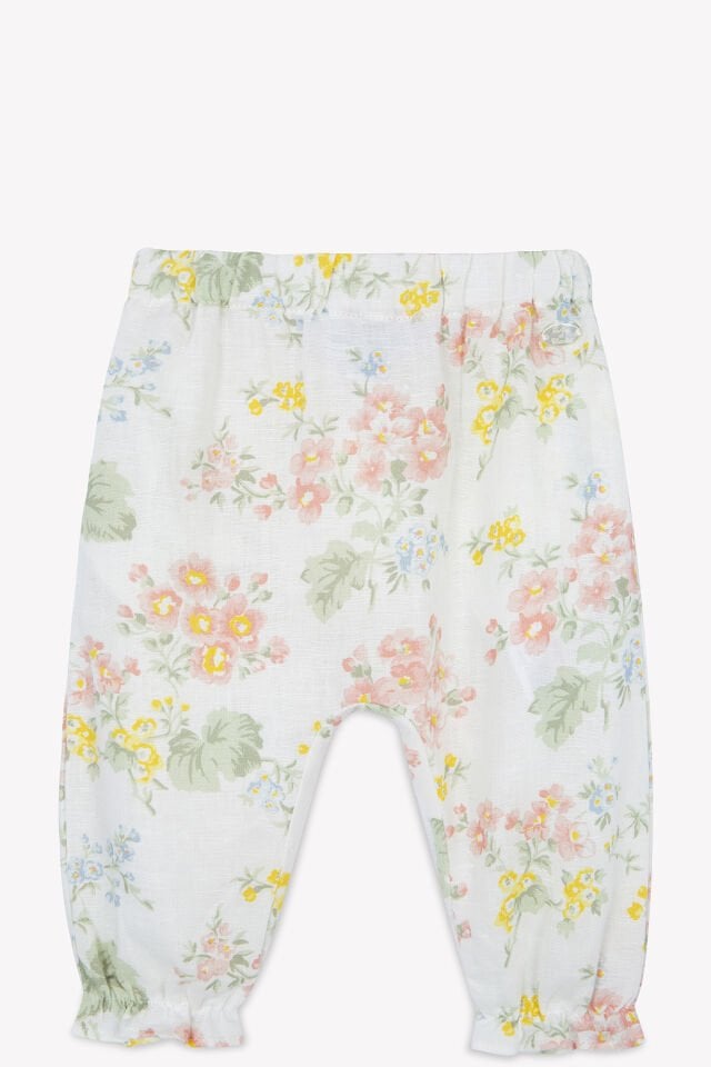 çiçek desenli Pantalon