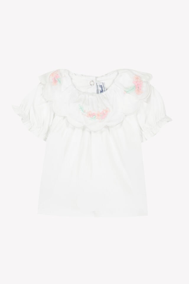 Nakış Detaylı T-Shirt Azalée - Pembe - 18M