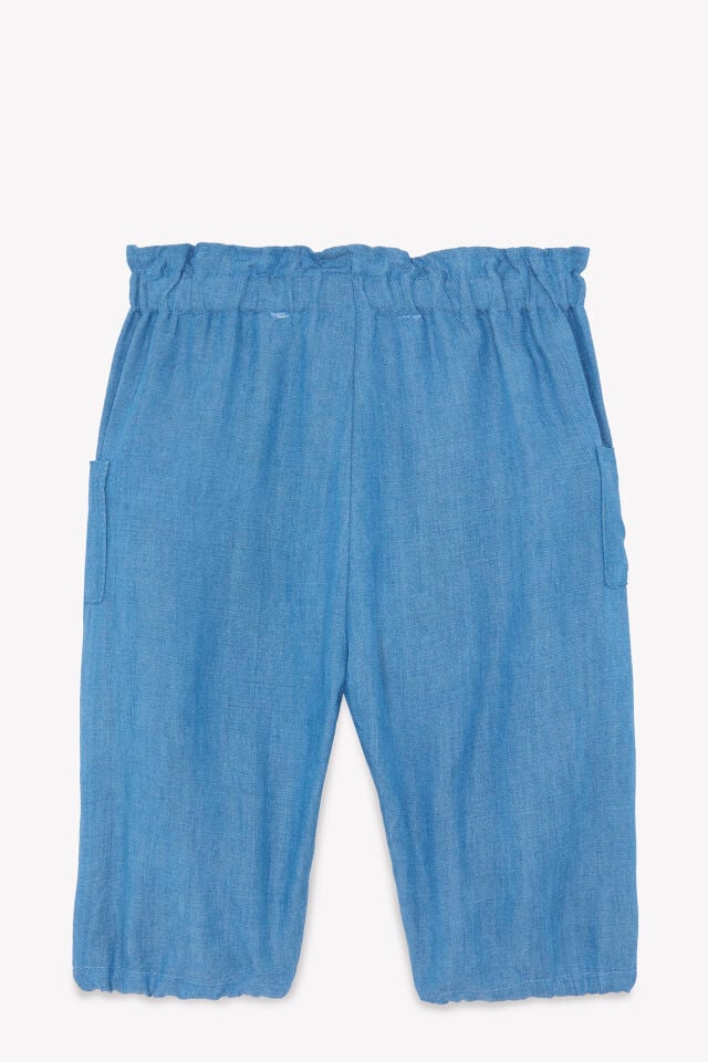 Fiyonklu Pantalon Indigo - 3Y