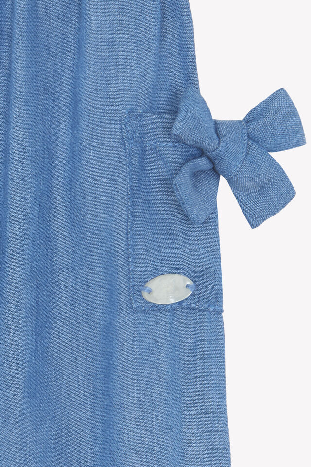 Fiyonklu Pantalon Indigo - 4Y