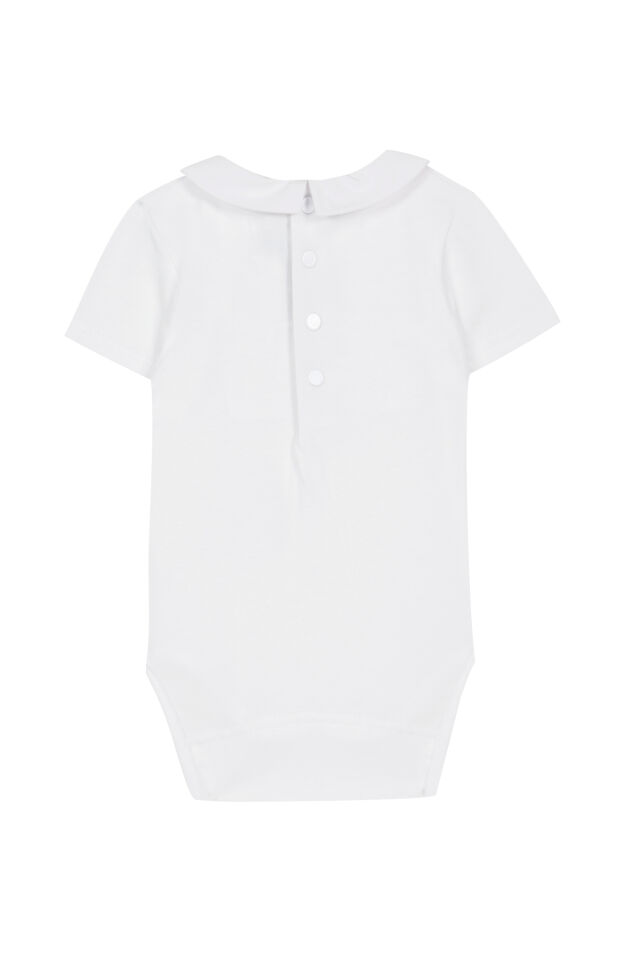 Pili Yakalı  Body Blanc - 18M