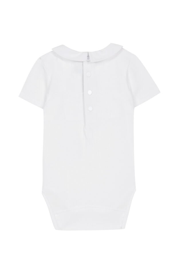 Pili Yakalı  Body Blanc - 18M