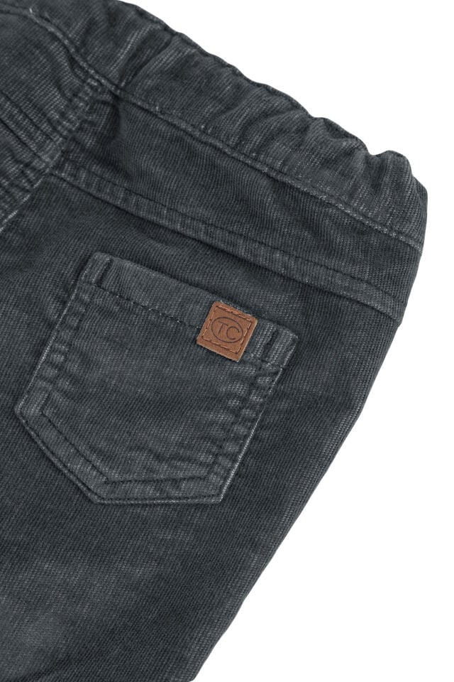 İNCE KADİFE PANTALON Mürekkep mavisi - 4Y