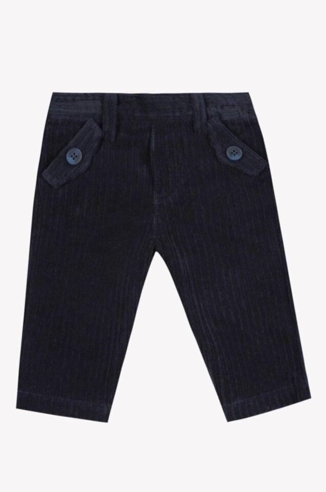 Kadife Pantolon Lacivert - 2Y
