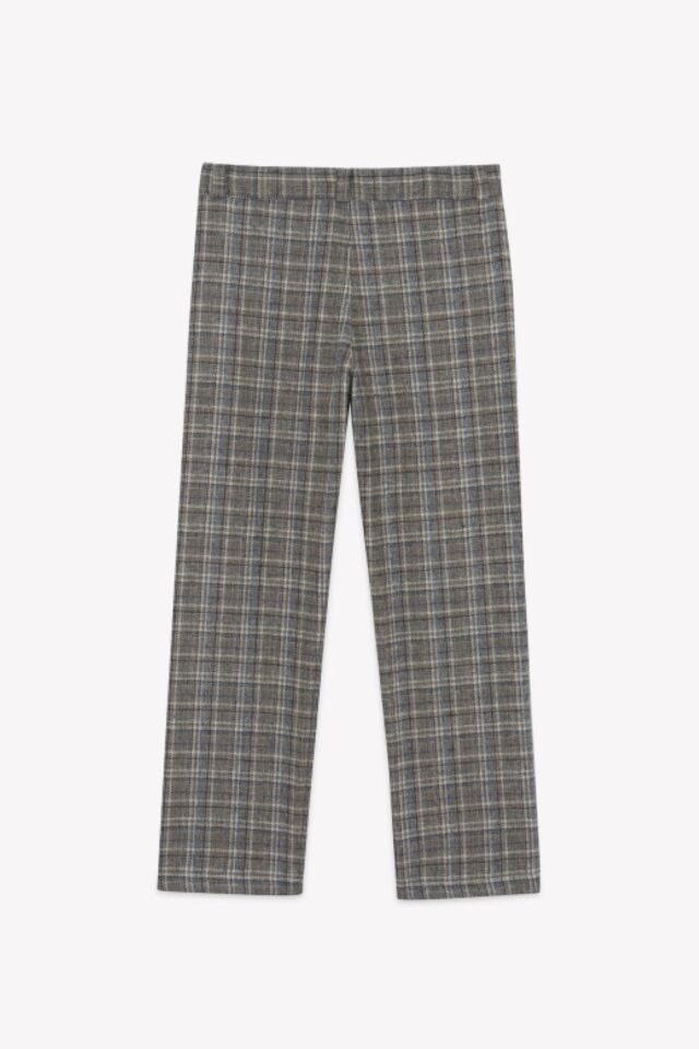 Kareli Pantalon Kahverengi - 6Y