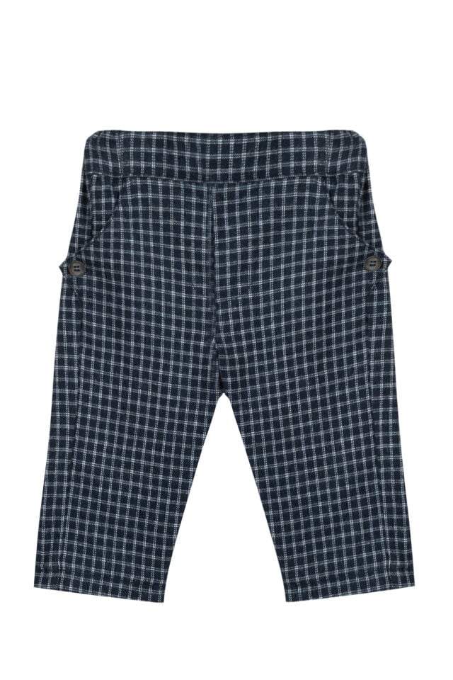 KARELİ PANTALON Lacivert - 4Y