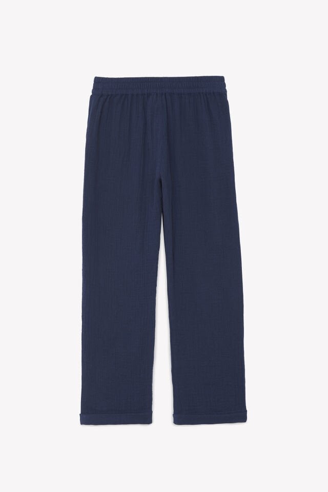 Rahat Coton Pantolon Marine - 10Y