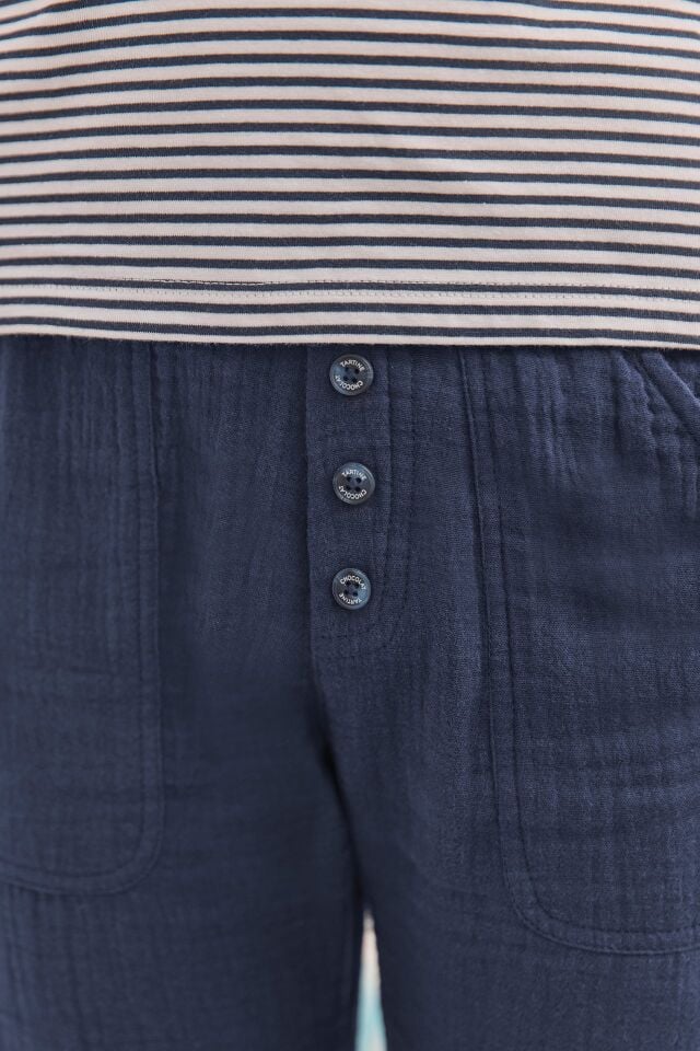 Rahat Coton Pantolon Marine - 10Y