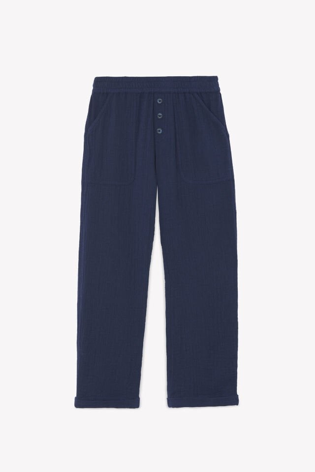 Rahat Coton Pantolon Marine - 8Y