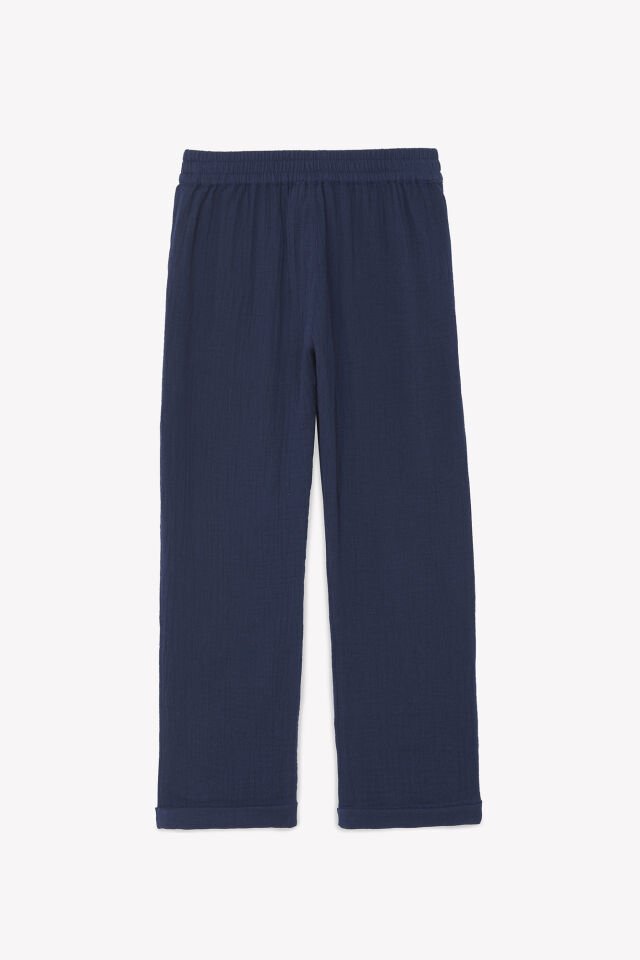 Rahat Coton Pantolon Marine - 8Y