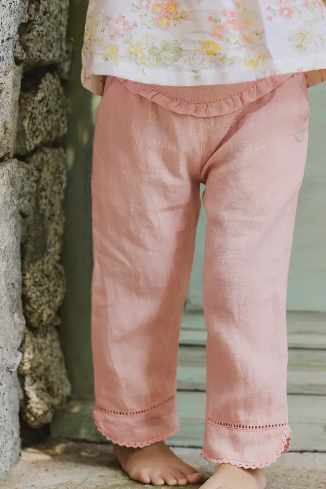 Keten Pantolon Rosée - 18M