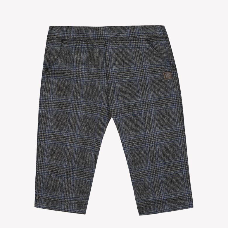 kareli yün Pantalon Açık gri - 4Y