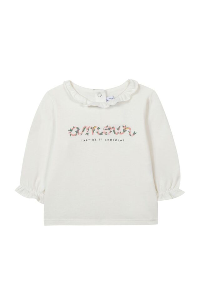 amour baskılı T-Shirt Soft pembe - 18M