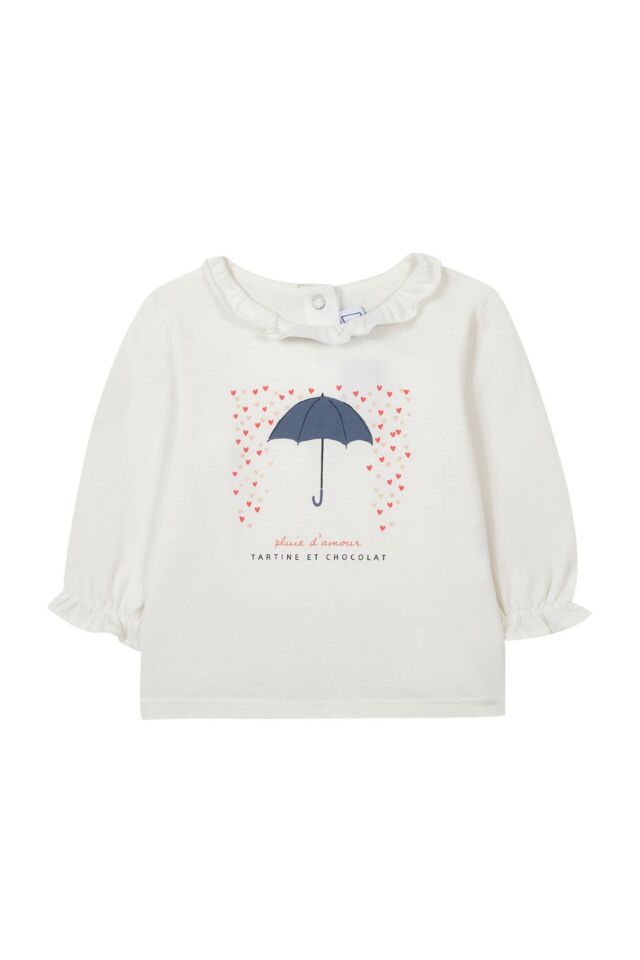 şemsiyeli T-SHIRT Pembe - 2Y