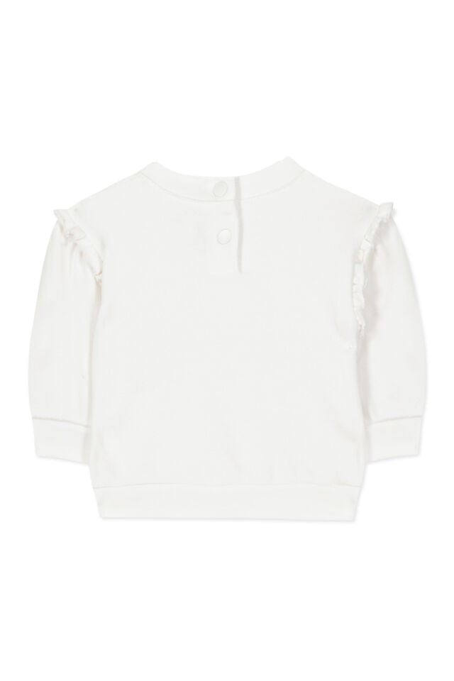 Sweatshirt Nacre - Ekru - 3Y