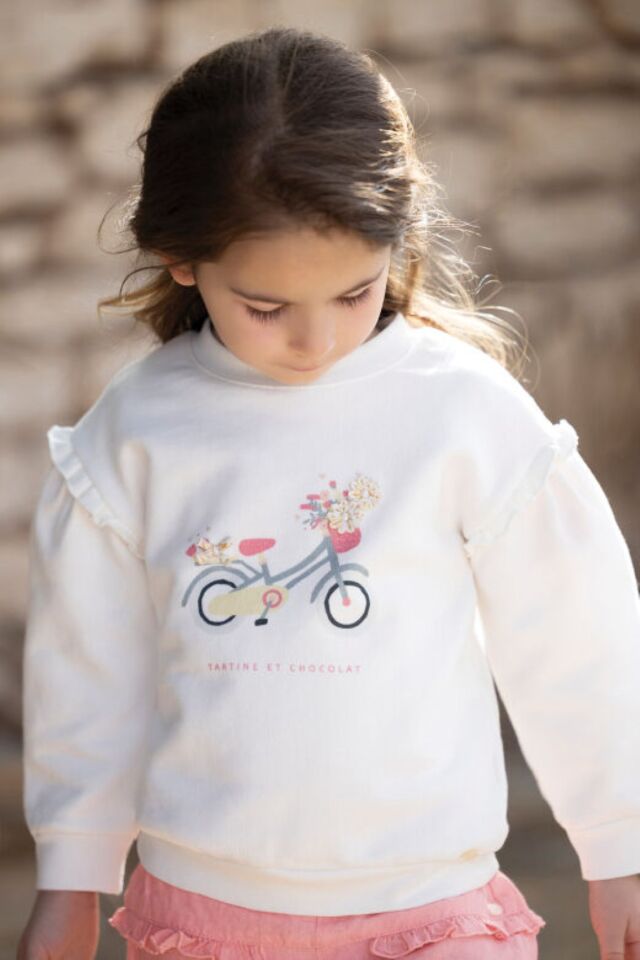 Sweatshirt Nacre - 3Y