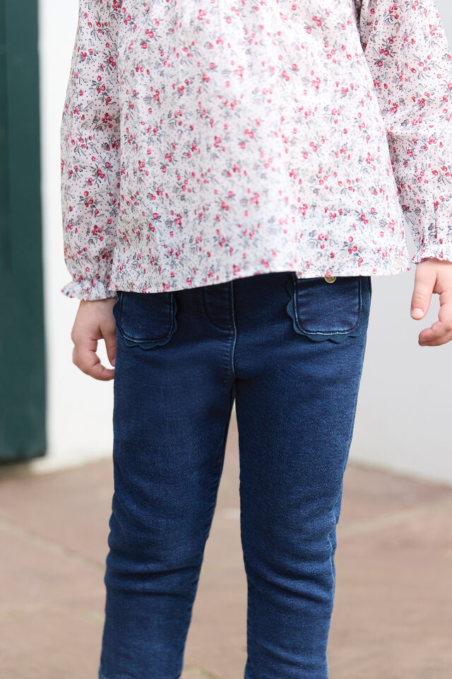jean pantalon Lacivert - 4Y