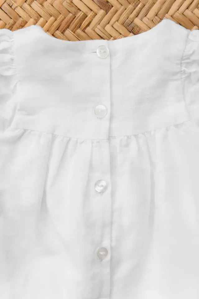 Tunik + Bloomer Blanc - 6M