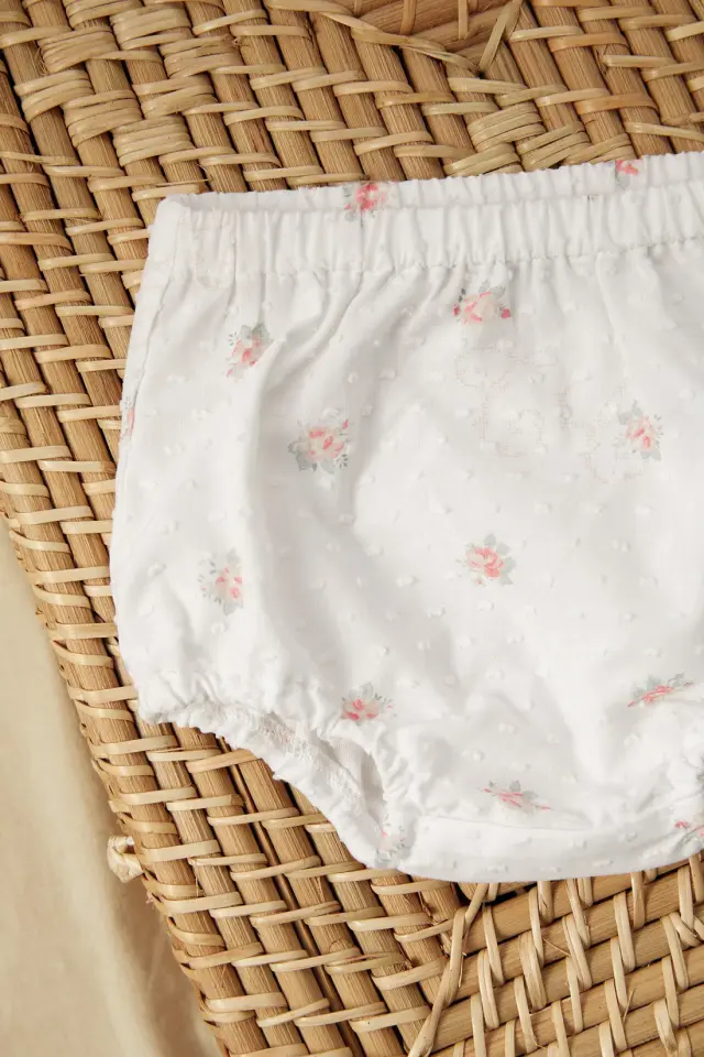 Tunik + Bloomer Set Blanc - 1Y
