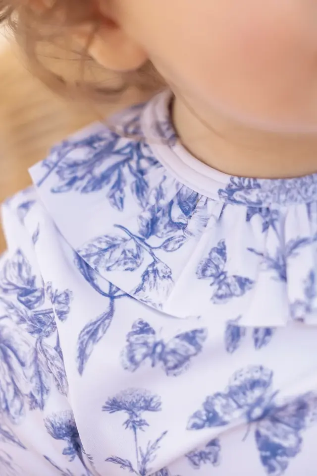 UV Korumalı T-Shirt Bleu grisé - 3Y