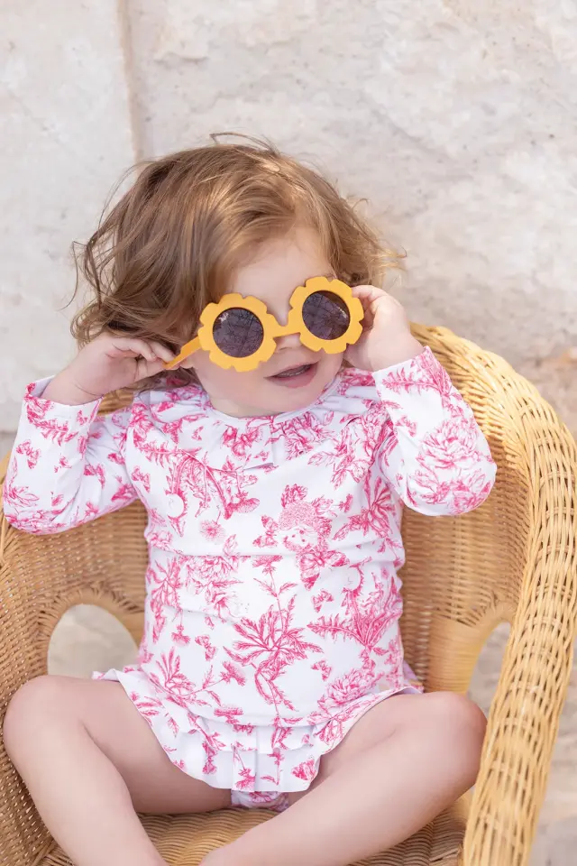 UV Korumalı T-Shirt Hibiscus - 1Y