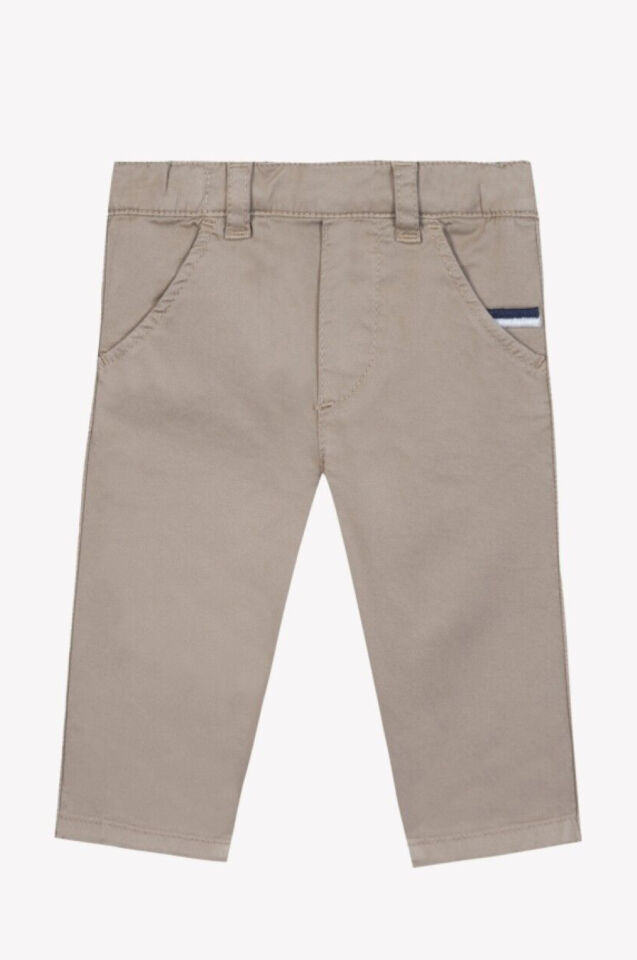 Düz Renk Pantolon Kum - 3Y
