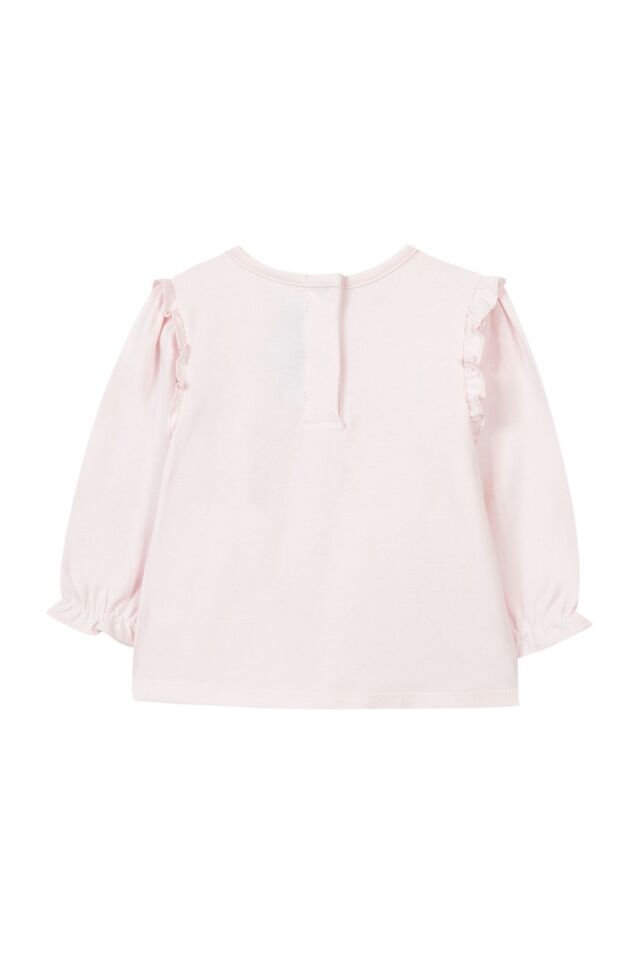 kirpi baskılı T-Shirt Soft pembe - 1Y