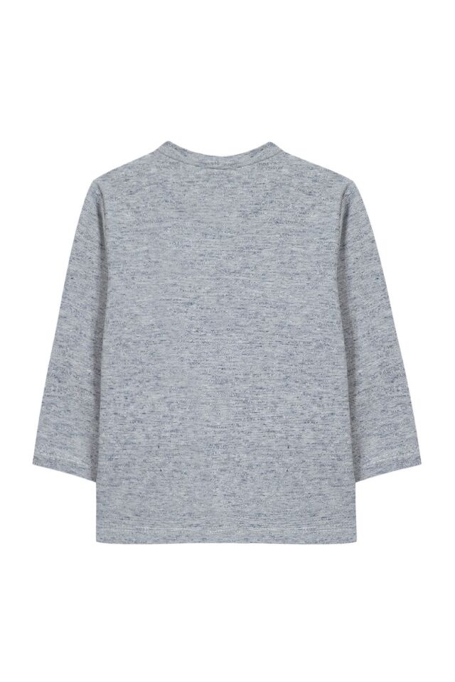 trafik lambalı T-Shirt Saks mavi - 2Y