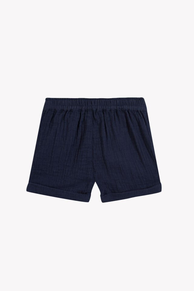 Coton Şort Marine - 4Y