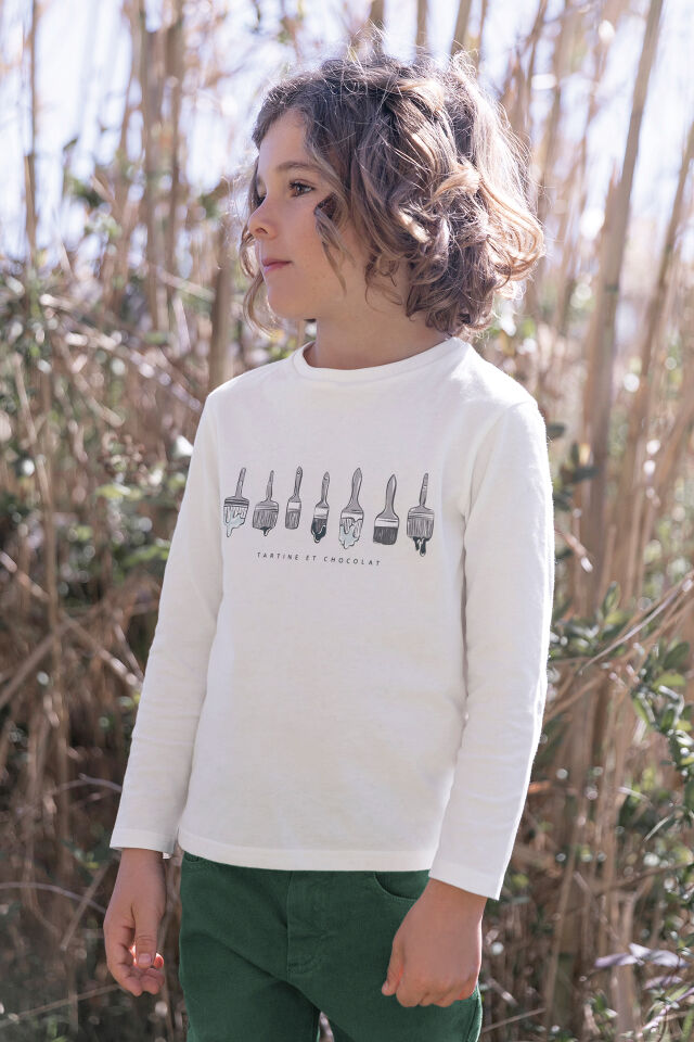 T-SHIRT Çam yeşili - 6Y